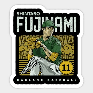 Shintaro Fujinami Oakland Poster Sticker